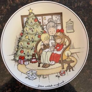 Vintage Joan Walsh Anglund Christmas Memories Limited Edition Plate 1984 Germany